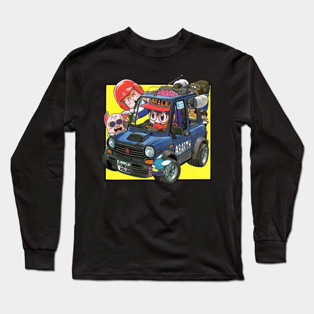 90s Anime Classics II Long Sleeve T-Shirt by Trazzo